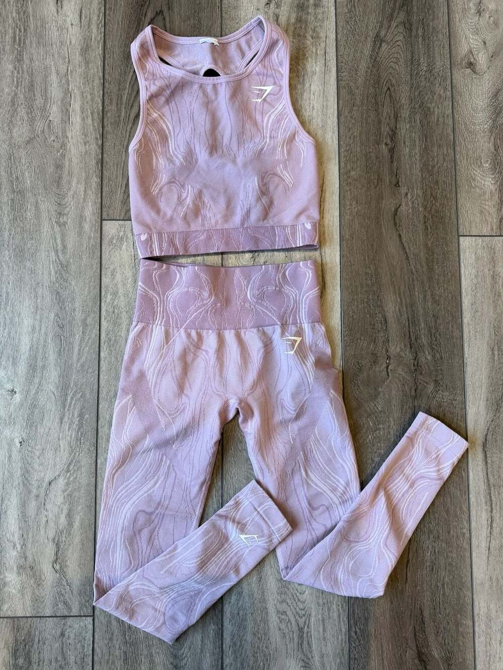 Gymshark Adapt Animal Seamless Workout Set Lilac